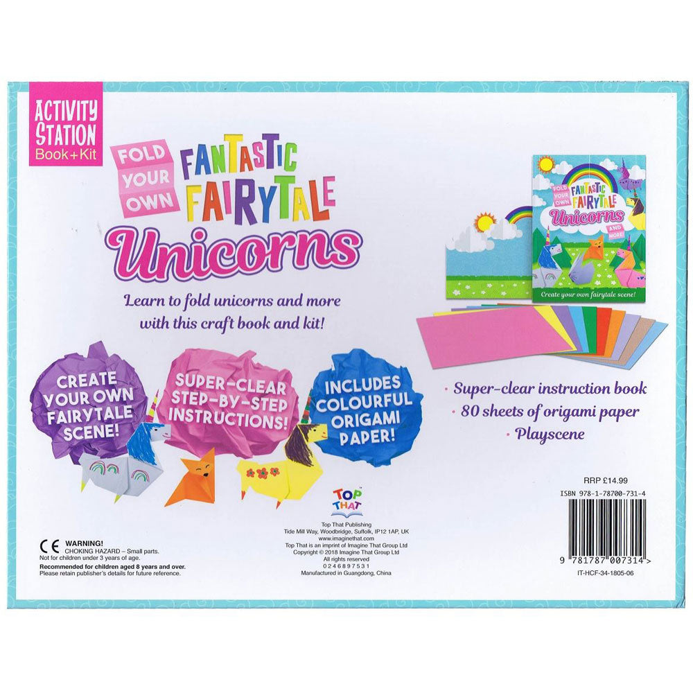 Top That Fold Your Own Fantastic Fairytale Unicorns Activity Station Book + Kit