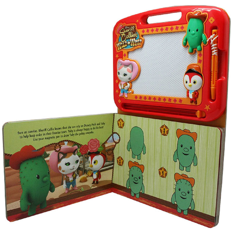 Disney Junior Sheriff Callie's Wild West - Learning Book with Magnetic Drawing Pad