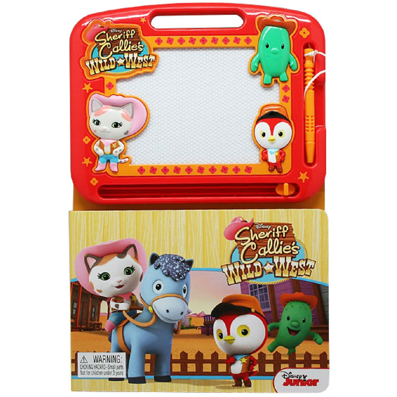 Disney Junior Sheriff Callie's Wild West - Learning Book with Magnetic Drawing Pad