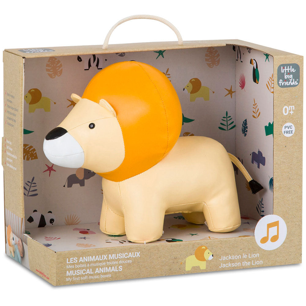 Little Big Friends Musical Soft Animals - Jackson the Lion
