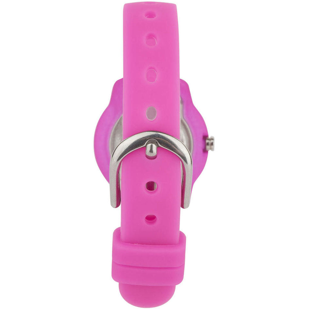 Cactus Junior Waterproof Time Teacher Watch with Flowers - Pink