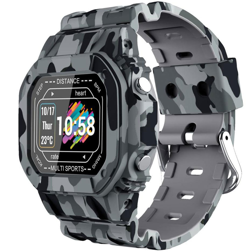 Cactus Nexus Kids and Teens Smartwatch - Grey Camouflage