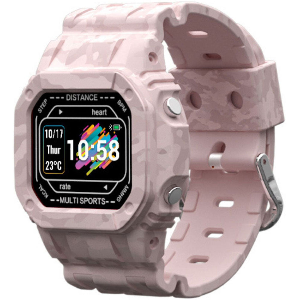 Cactus Nexus Kids and Teens Smartwatch - Pink Camouflage