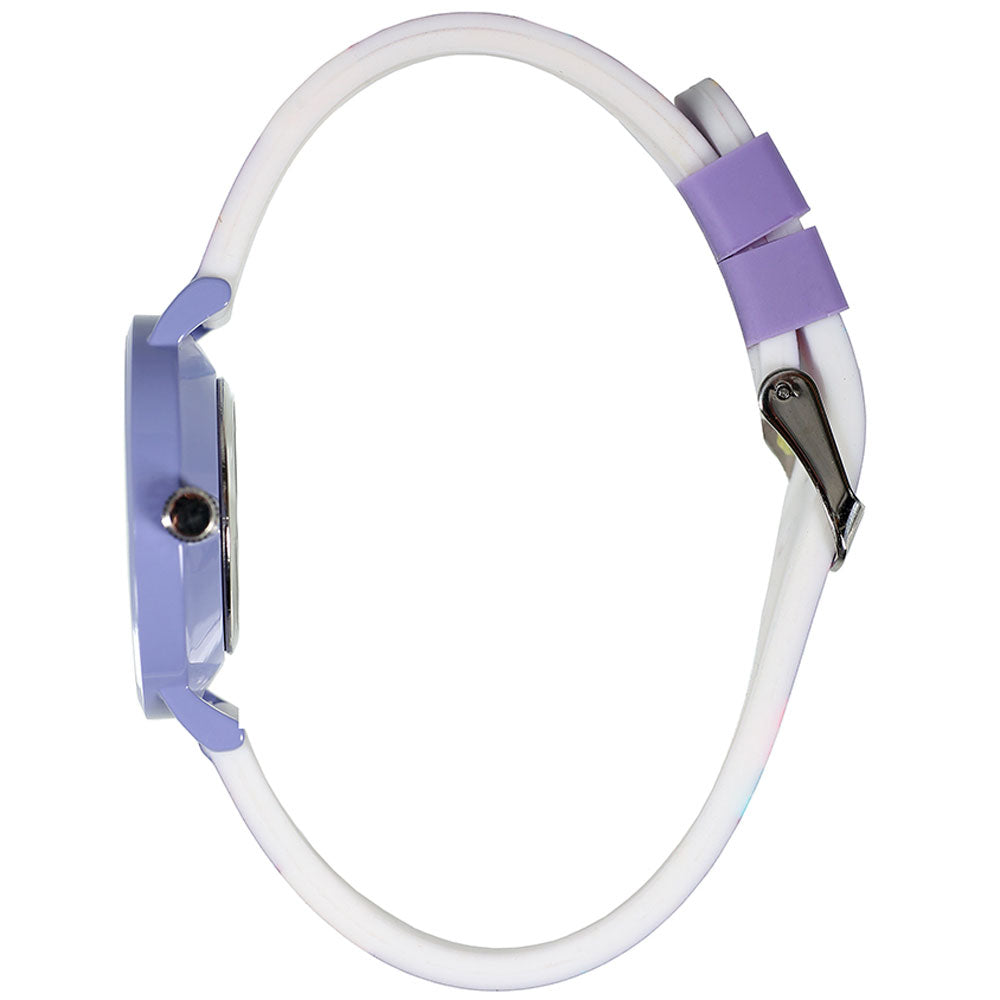 Cactus Primary Time Teacher Watch - Purple Rainbows