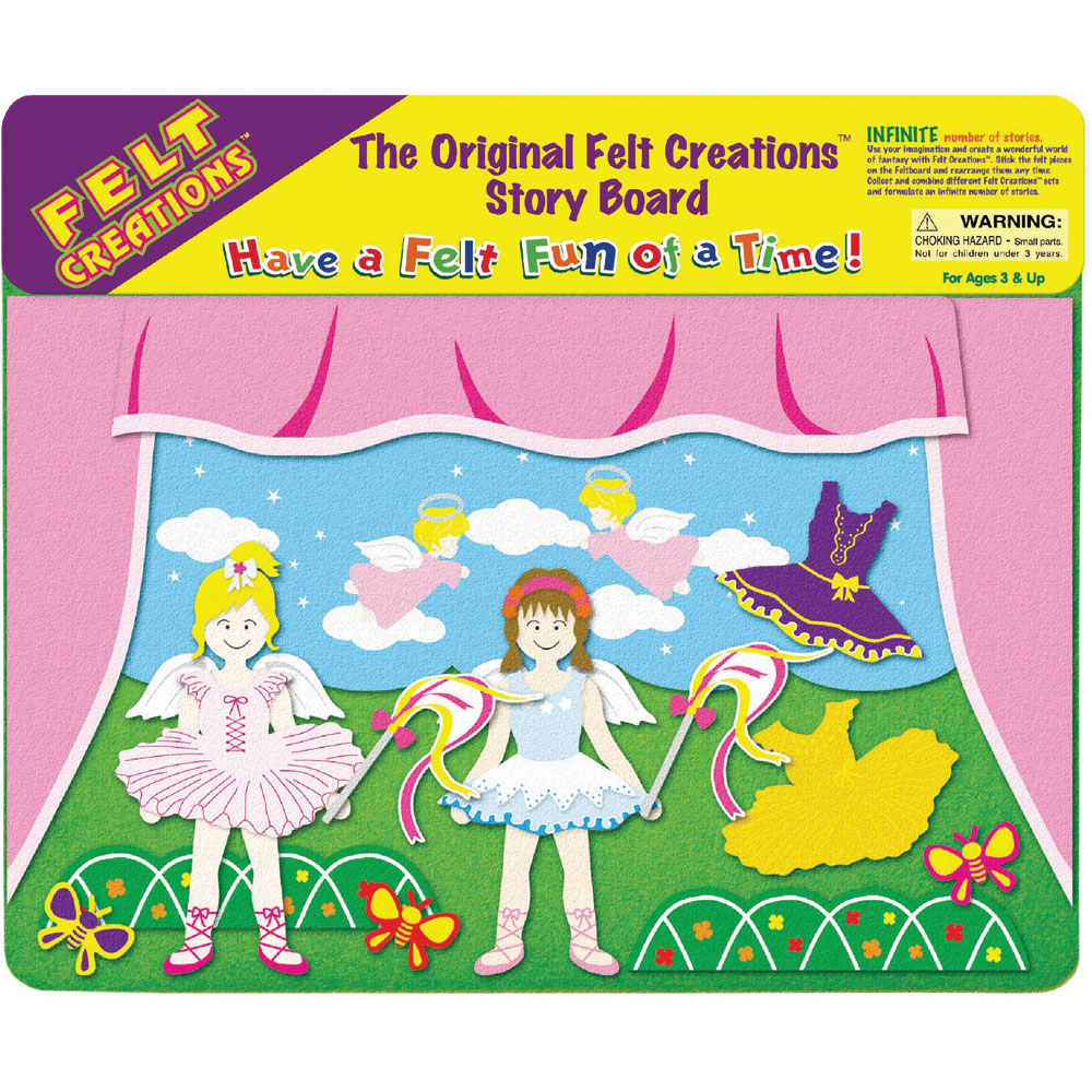 Felt Creations Value Pack: Dancing Ballerina + Princess Castle