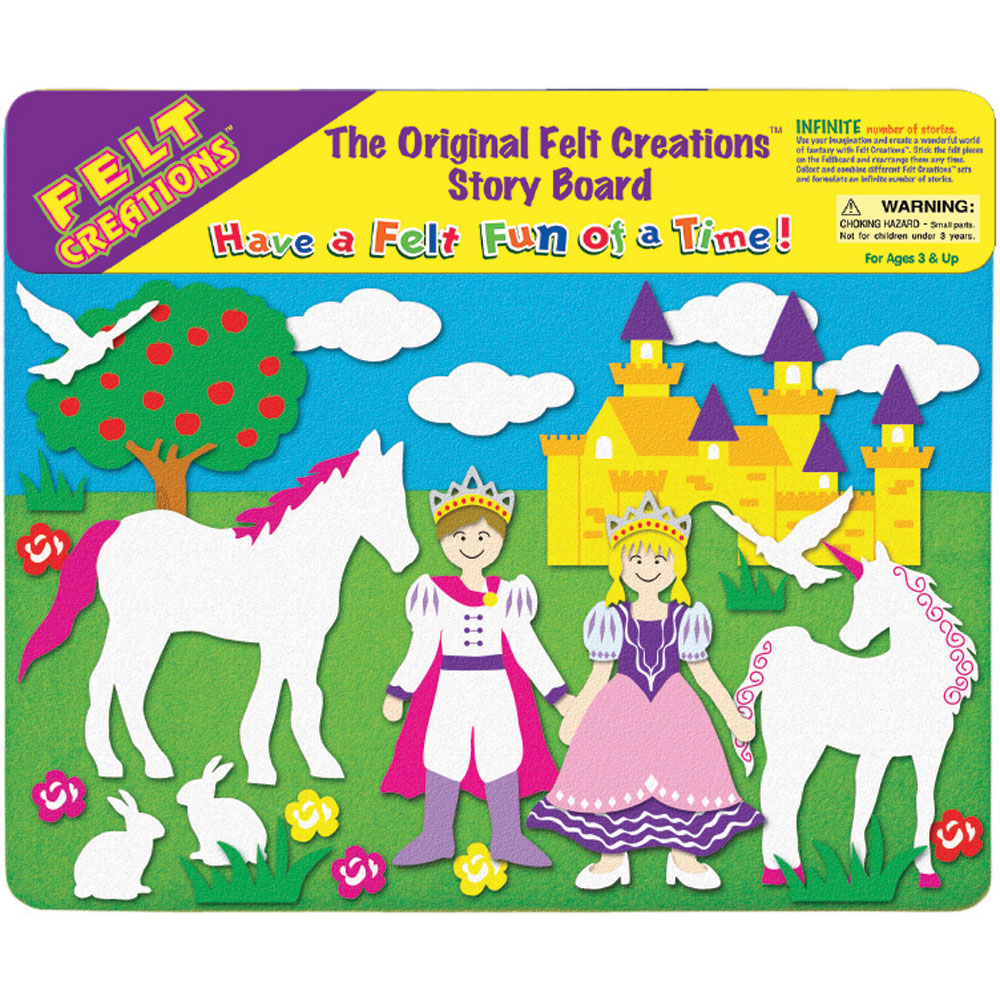 Felt Creations Value Pack: Dancing Ballerina + Princess Castle