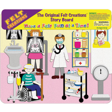 Felt Creations Hospital Story Board for kids aged 3 years and up