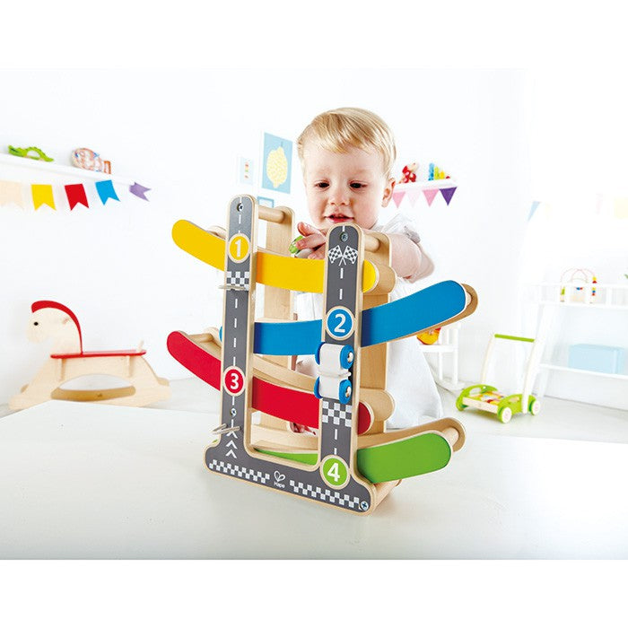 Hape Wooden Fast Flip Racetrack