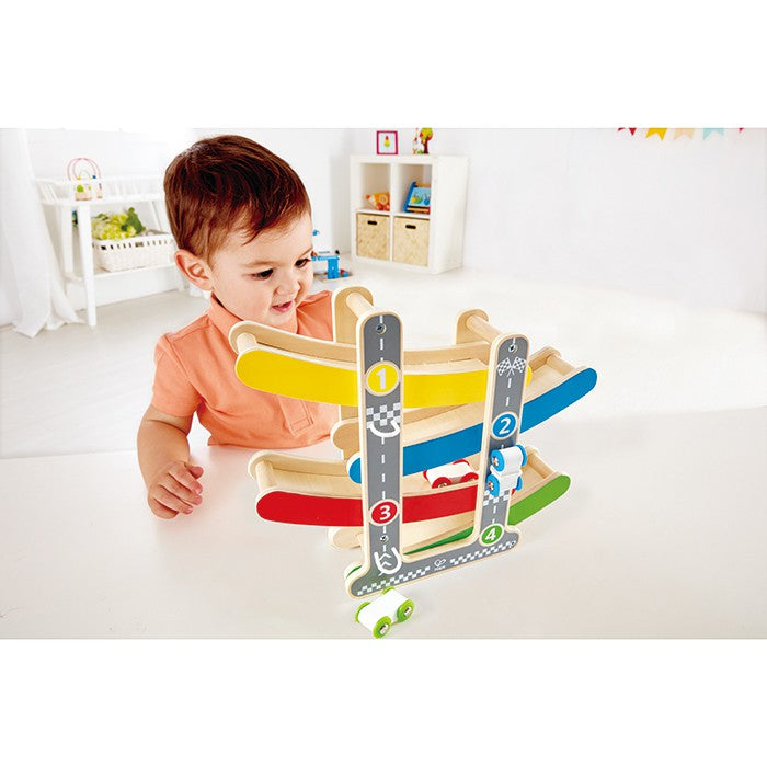 Hape Wooden Fast Flip Racetrack