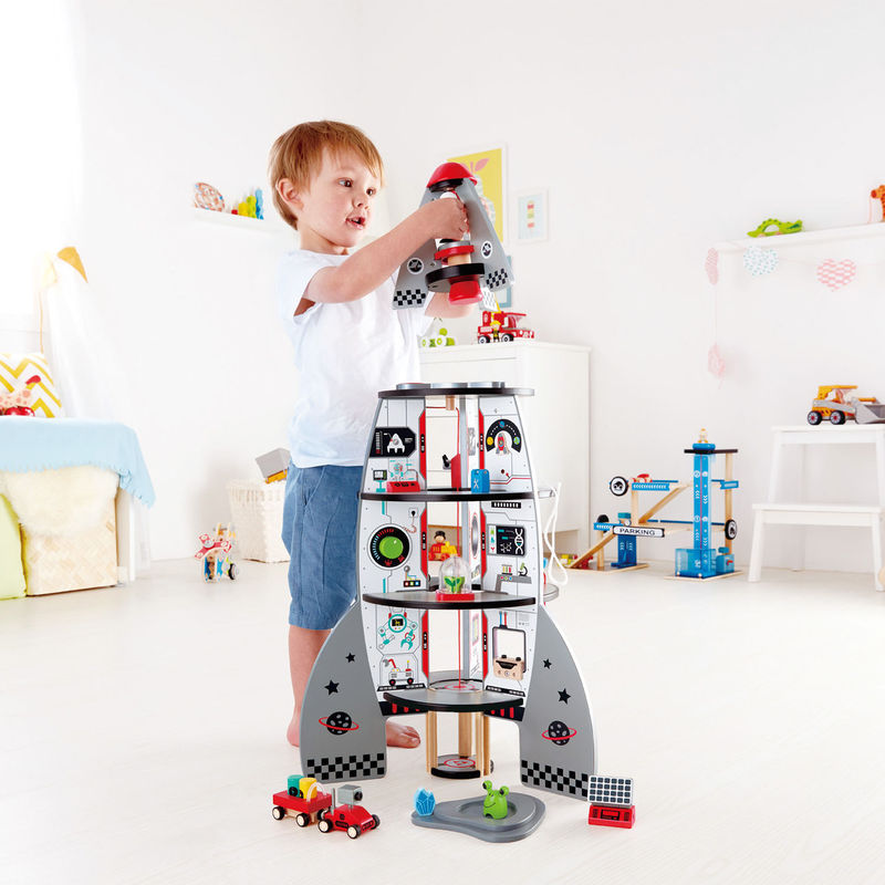 Hape Wooden Four-Stage Rocket Ship