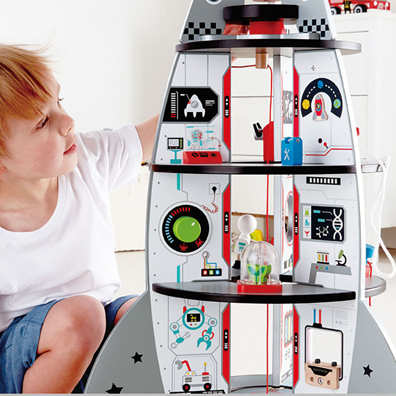 Hape Wooden Four-Stage Rocket Ship