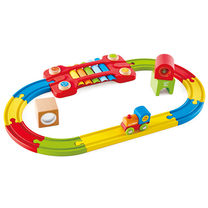 Hape Wooden Sensory Railway 14 Pieces