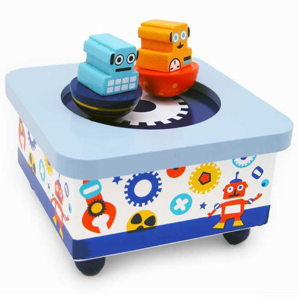Koala Dream Wooden Robot Music Box