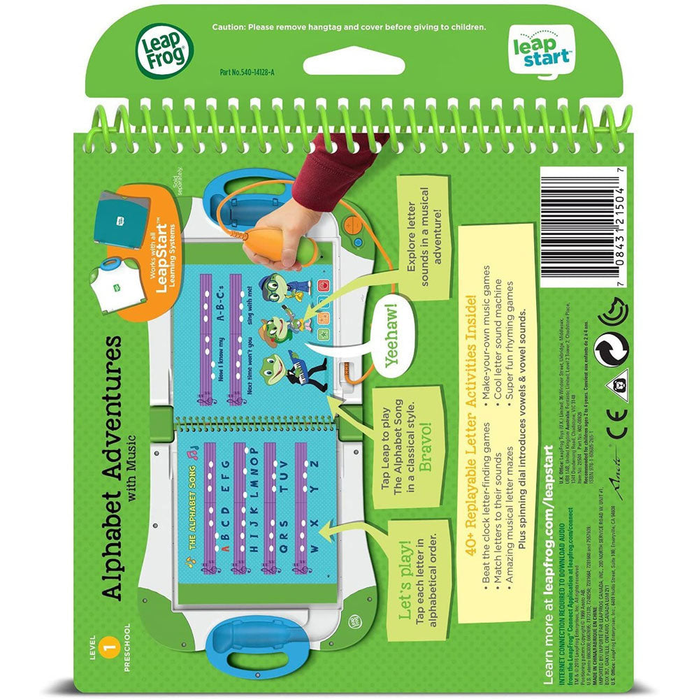 LeapFrog LeapStart 3D Alphabet Adventures Activity Book