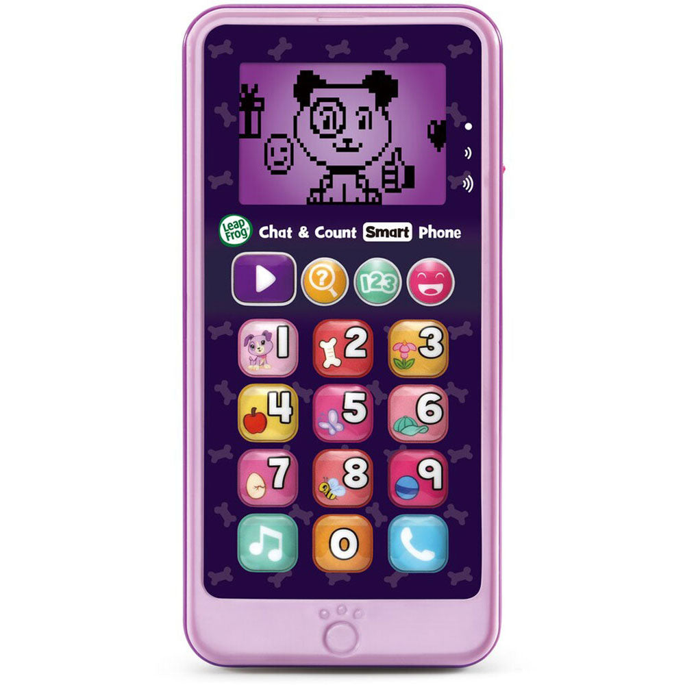 Violet Chat & Count Smart Phone educational toy for kids by LeapFrog