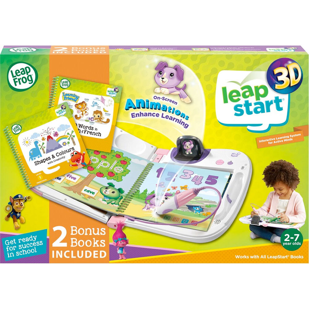 LeapFrog LeapStart 3D Interactive Learning System Value Pack - Pink