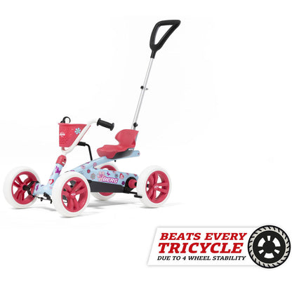 BERG Buzzy 2-in-1 Pedal Go-Kart Ride-On Car - Bloom