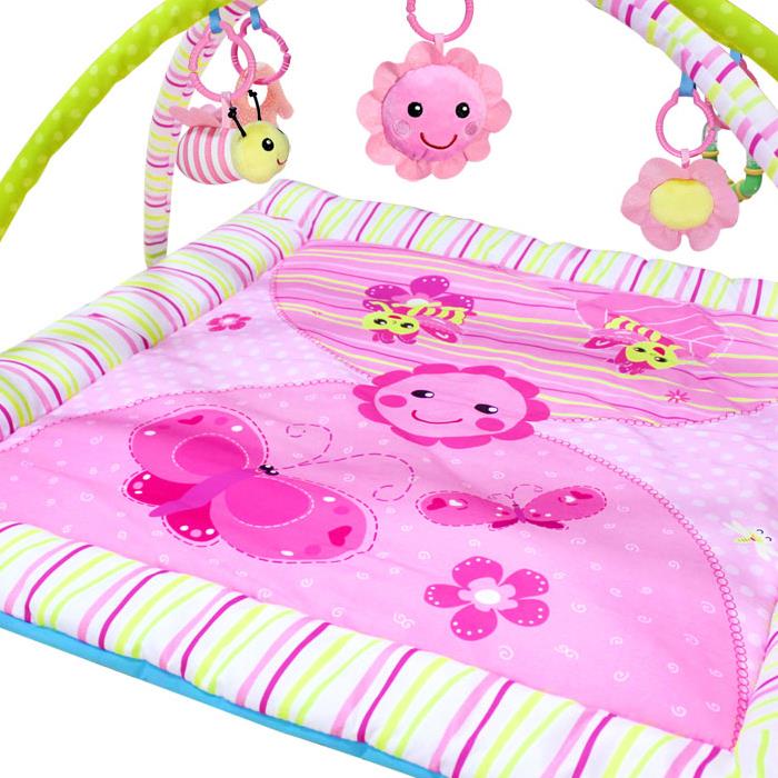 Aussie Baby Dancing Flowers Musical Baby Playgym Activity Gym Floor Mat