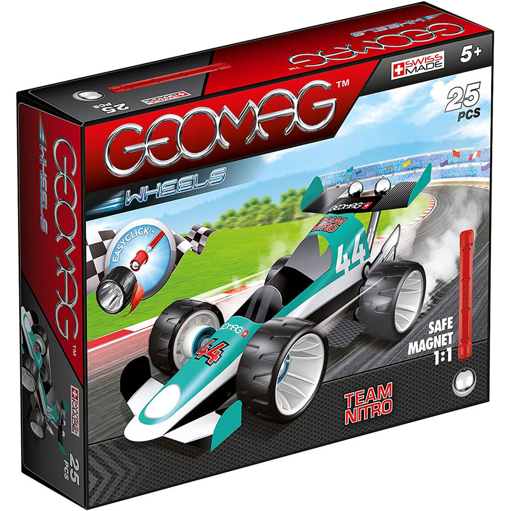 Geomag Classic Wheels Team Nitro 25 Piece Magnetic Construction Set