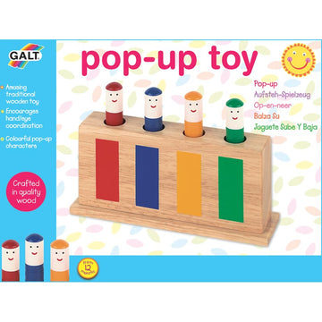 Wooden Pop-Up Learning Toy from Galt for kids 1 year and up