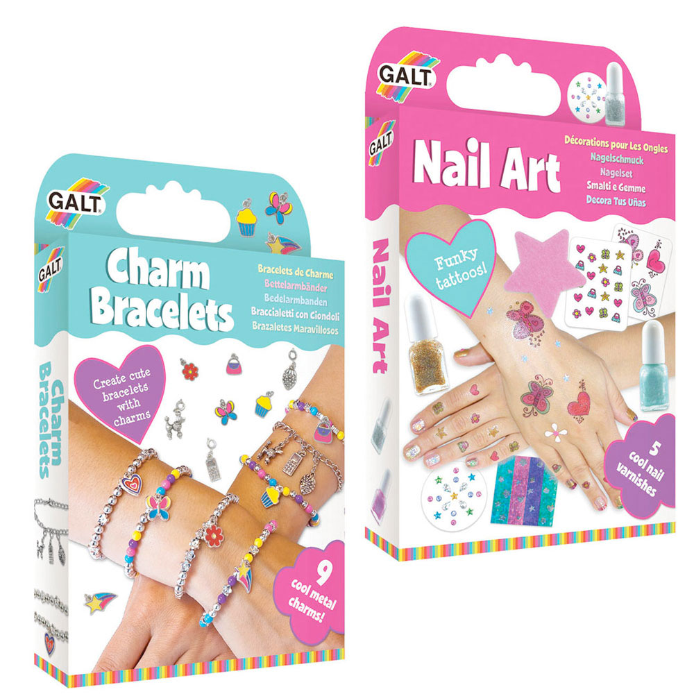 Galt Craft Value Pack - Charm Bracelets & Nail Art