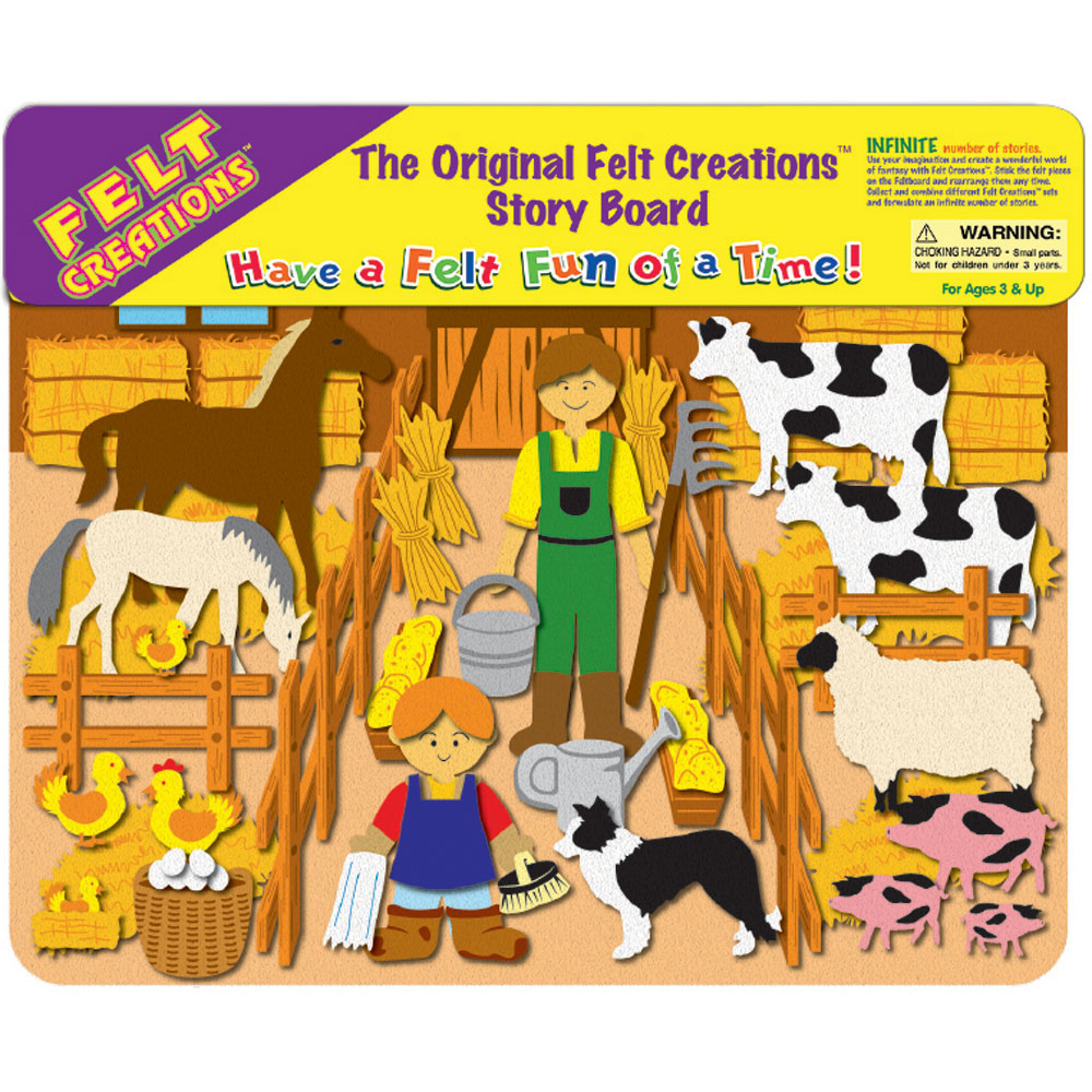 Felt Creations Value Pack: Garden + Barn