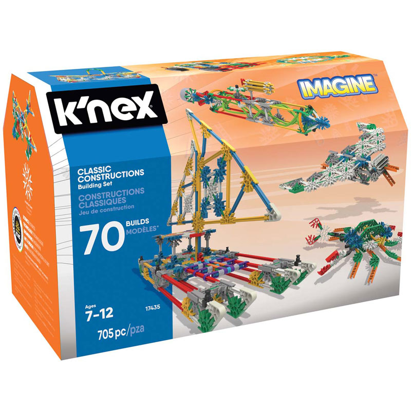 K'Nex Imagine 17435 Classic Constructions 70 Model Building Set