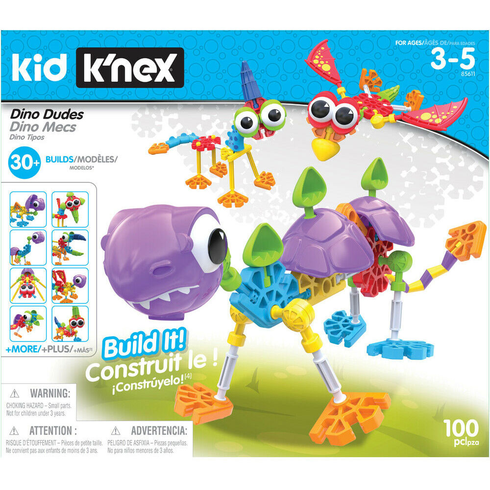 K'Nex Kid K'nex 85611 Dino Dudes Building Set