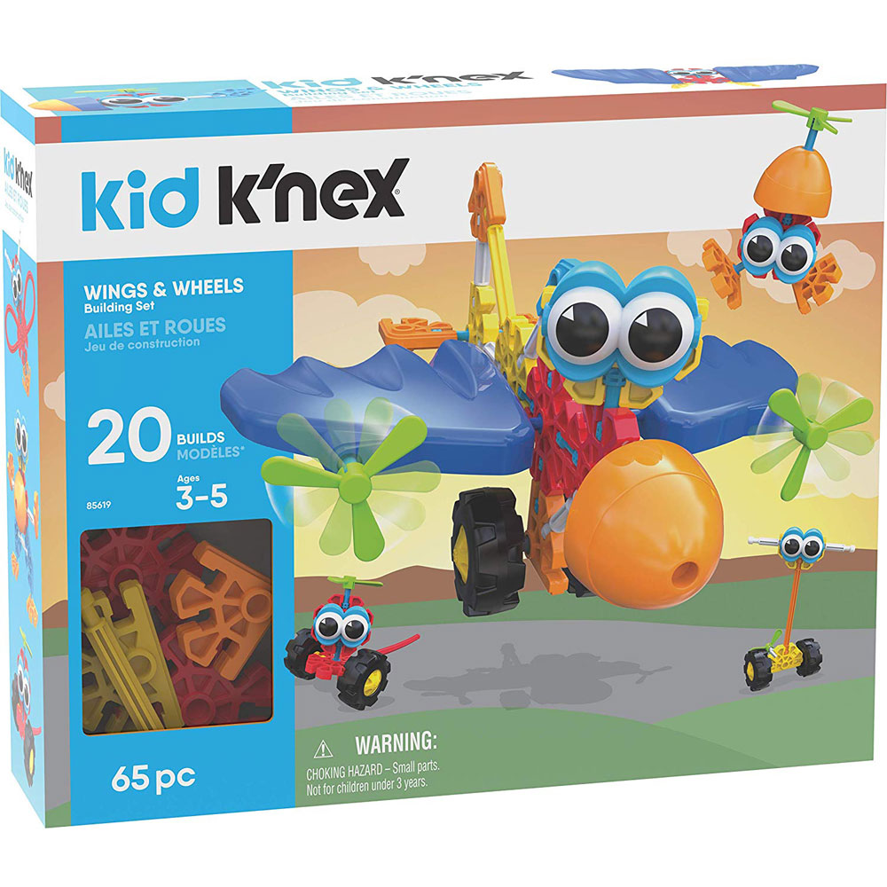 K'Nex Kid K'nex 85619 Wings & Wheels Building Set