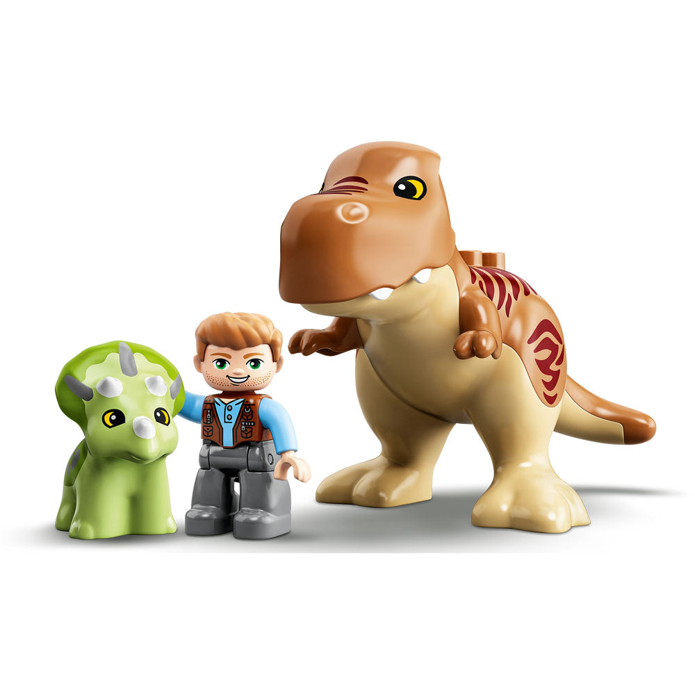 LEGO DUPLO 10939 T. rex and Triceratops Dinosaur Breakout