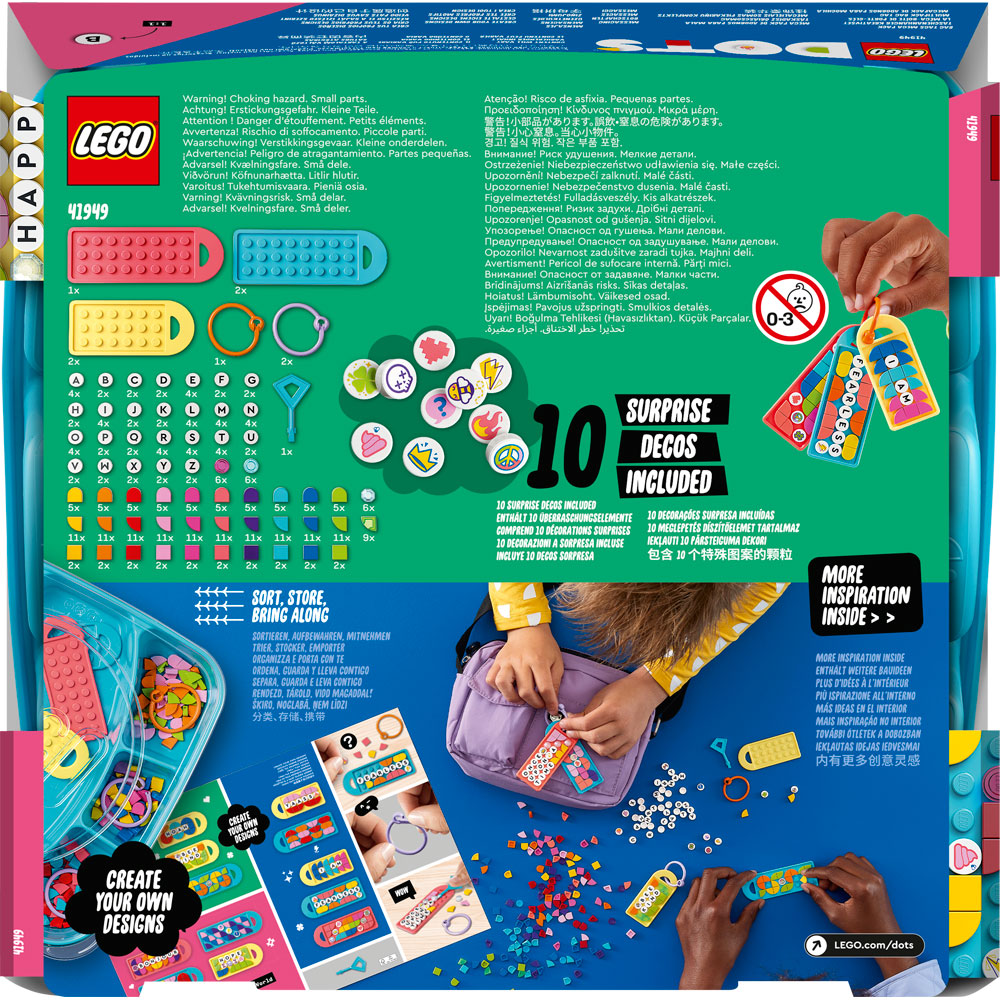 LEGO DOTS 41949 Bag Tags Mega Pack - Messaging