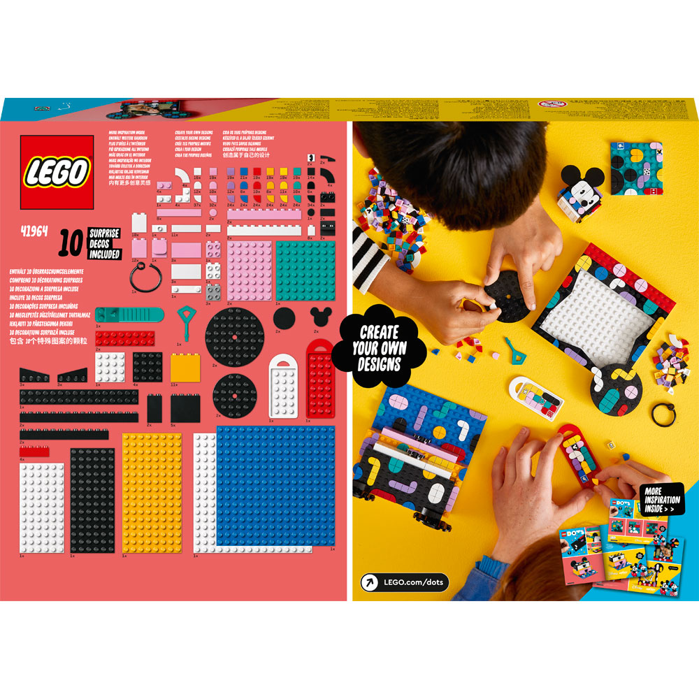 LEGO DOTS 41964 Mickey Mouse & Minnie Mouse Back-to-School Project Box