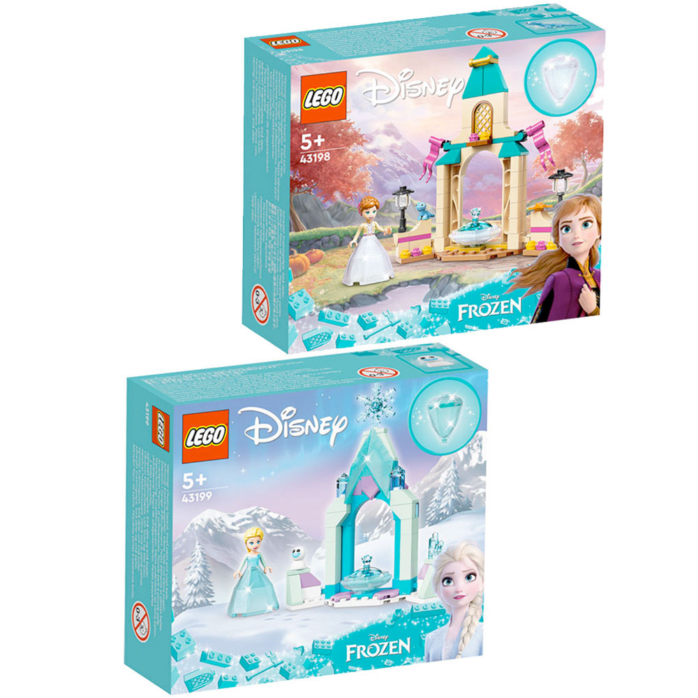LEGO Disney Frozen Value Pack: 43198 Anna’s Castle Courtyard + 43199 Elsa’s Castle Courtyard