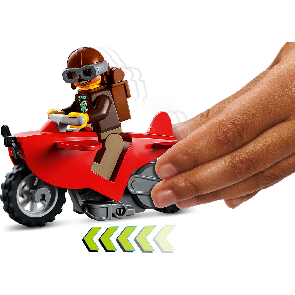 LEGO City Value Pack: 60341 The Knockdown Stunt Challenge + 60342 The Shark Attack Stunt Challenge + Gift Wrapping
