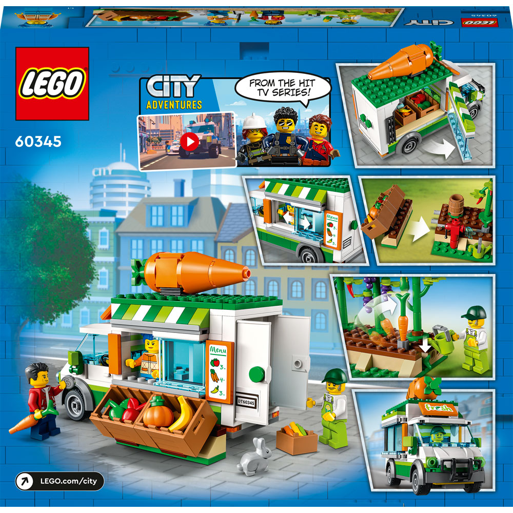 LEGO City 60345 Farmers Market Van