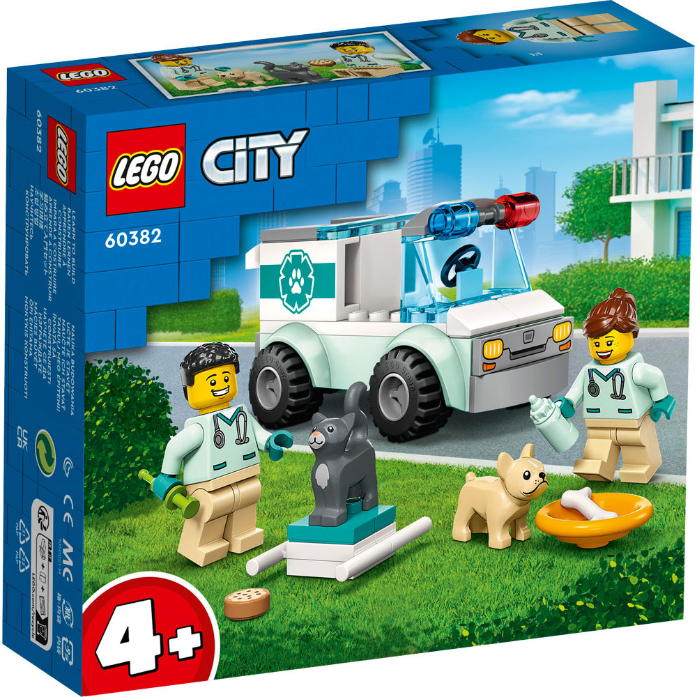 Undtagelse sendt Skov LEGO City 60382 Vet Van Rescue | Yogee Toys Online Australia
