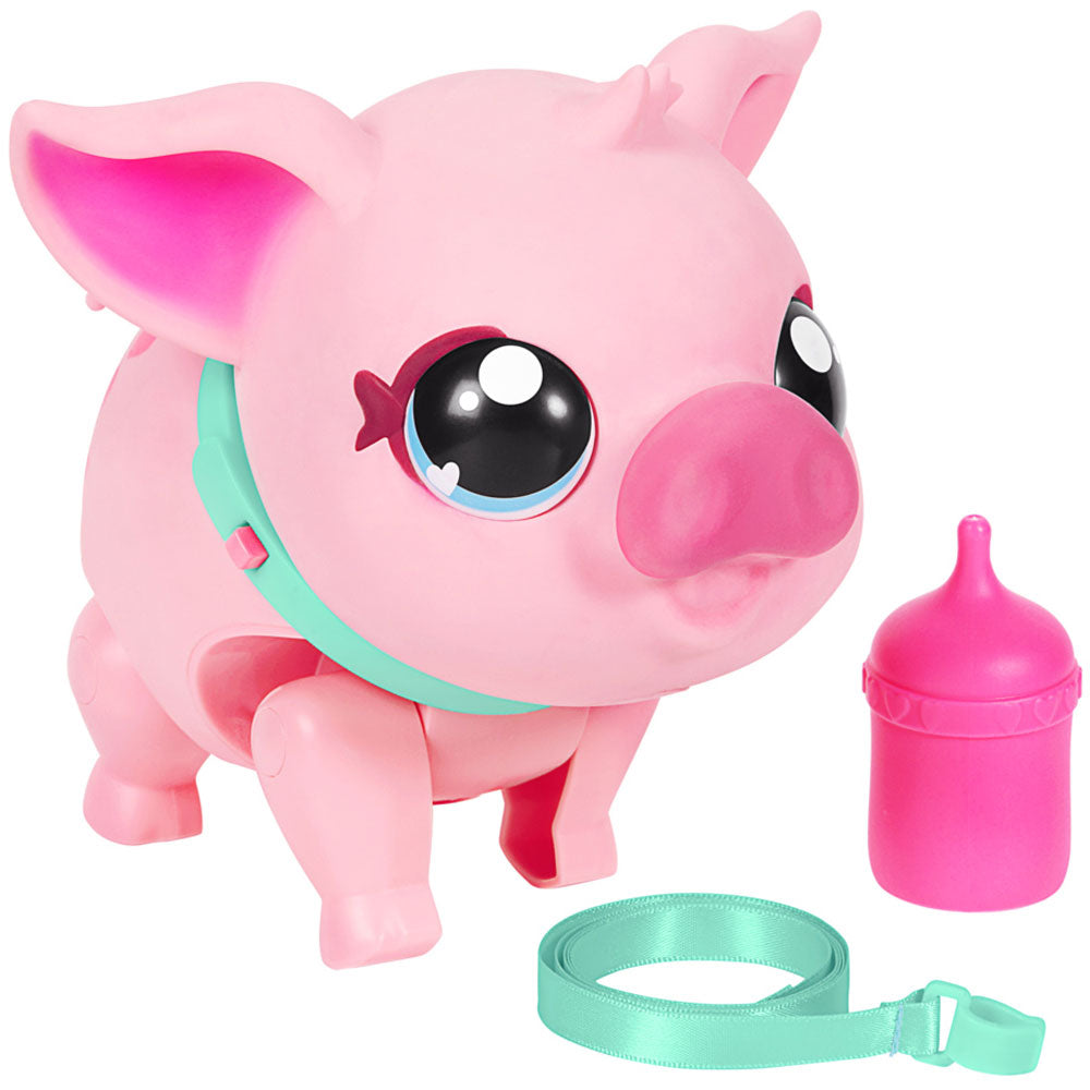 Moose Little Live Pets Lil Walking My Pet Pig - Piggly