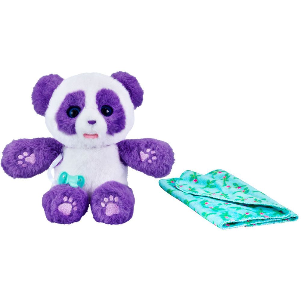 Moose Little Live Pets Plush Cozy Dozys Petals the Panda