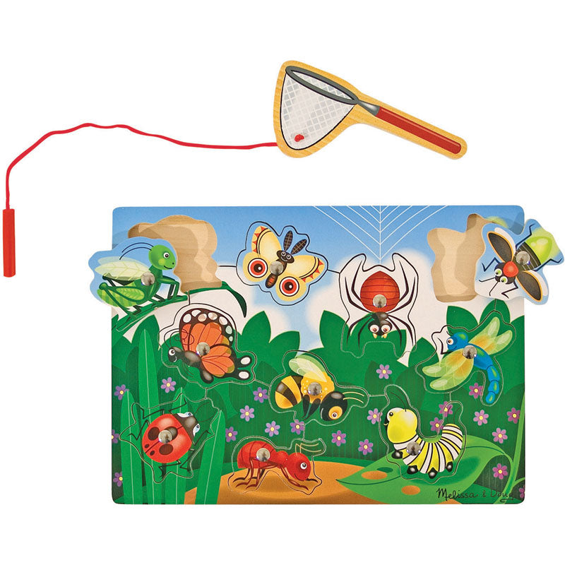 Melissa & Doug Magnetic Wooden Bug-Catching Game