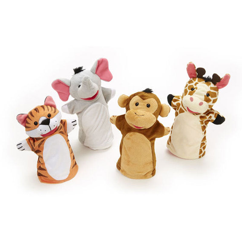 Melissa & Doug Hand Animal Puppets Value Pack - Farm & Zoo