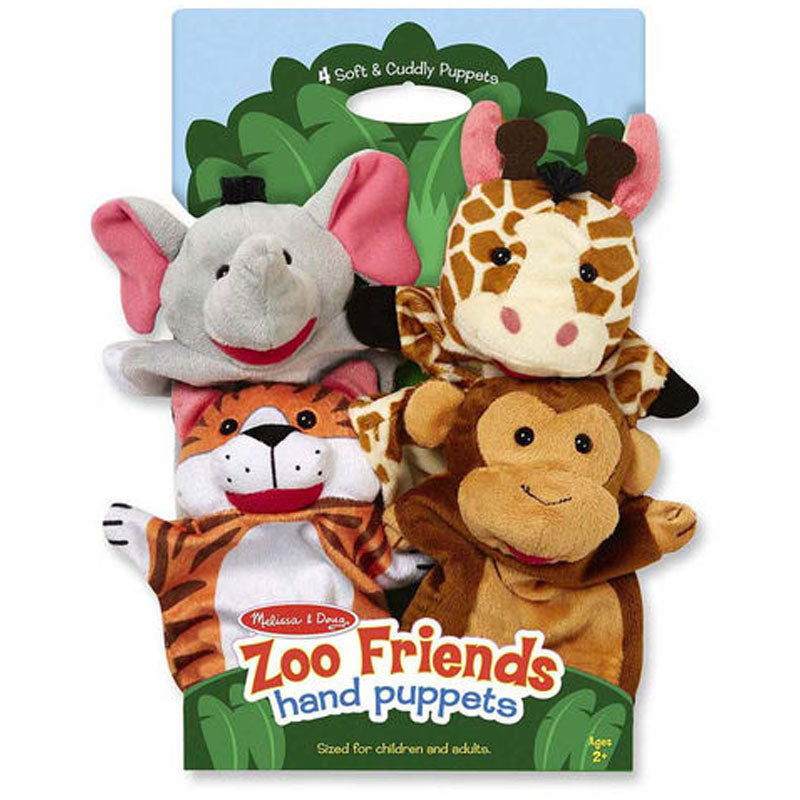 Melissa & Doug Hand Animal Puppets Value Pack - Farm & Zoo