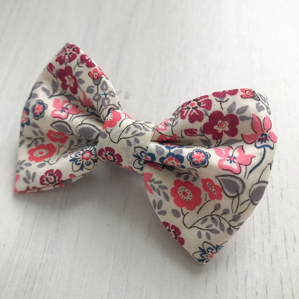 MinZ Studio Liberty Fabric Handmade Hair Ties and Clips Set - Fanciful