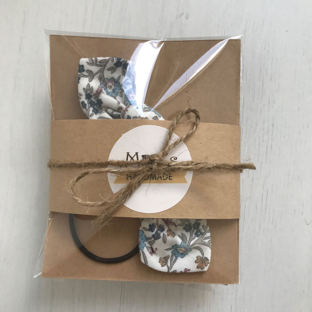 MinZ Studio Liberty Fabric Handmade Hair Ties and Clips Set - Hannah Fay