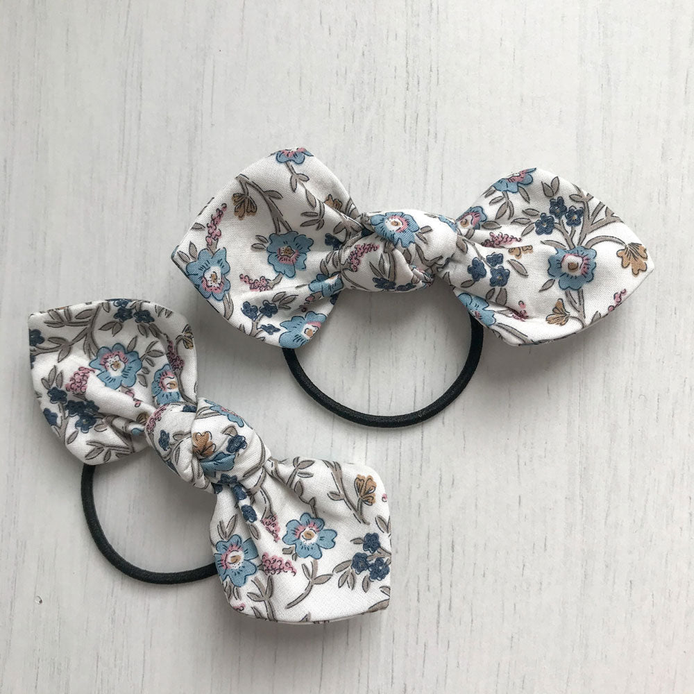 MinZ Studio Liberty Fabric Handmade Hair Ties and Clips Set - Hannah Fay