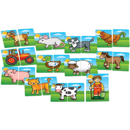 Orchard Toys Farmyard Heads and Tails Matching Game