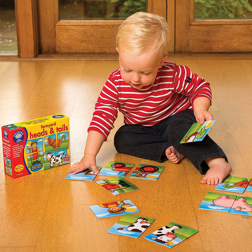 Orchard Toys Farmyard Heads and Tails Matching Game