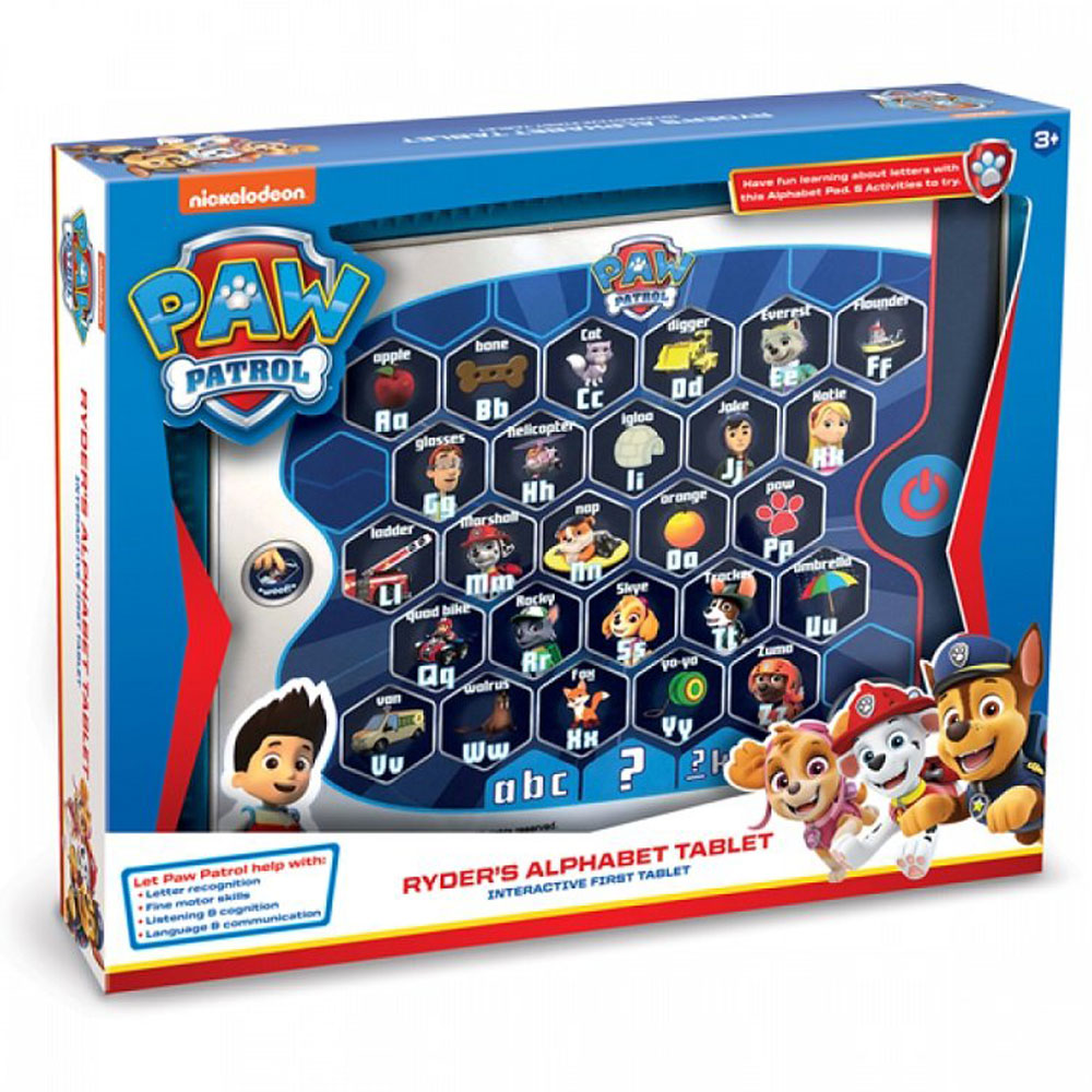 PAW Patrol Ryder's Alphabet Pad Interactive First Tablet