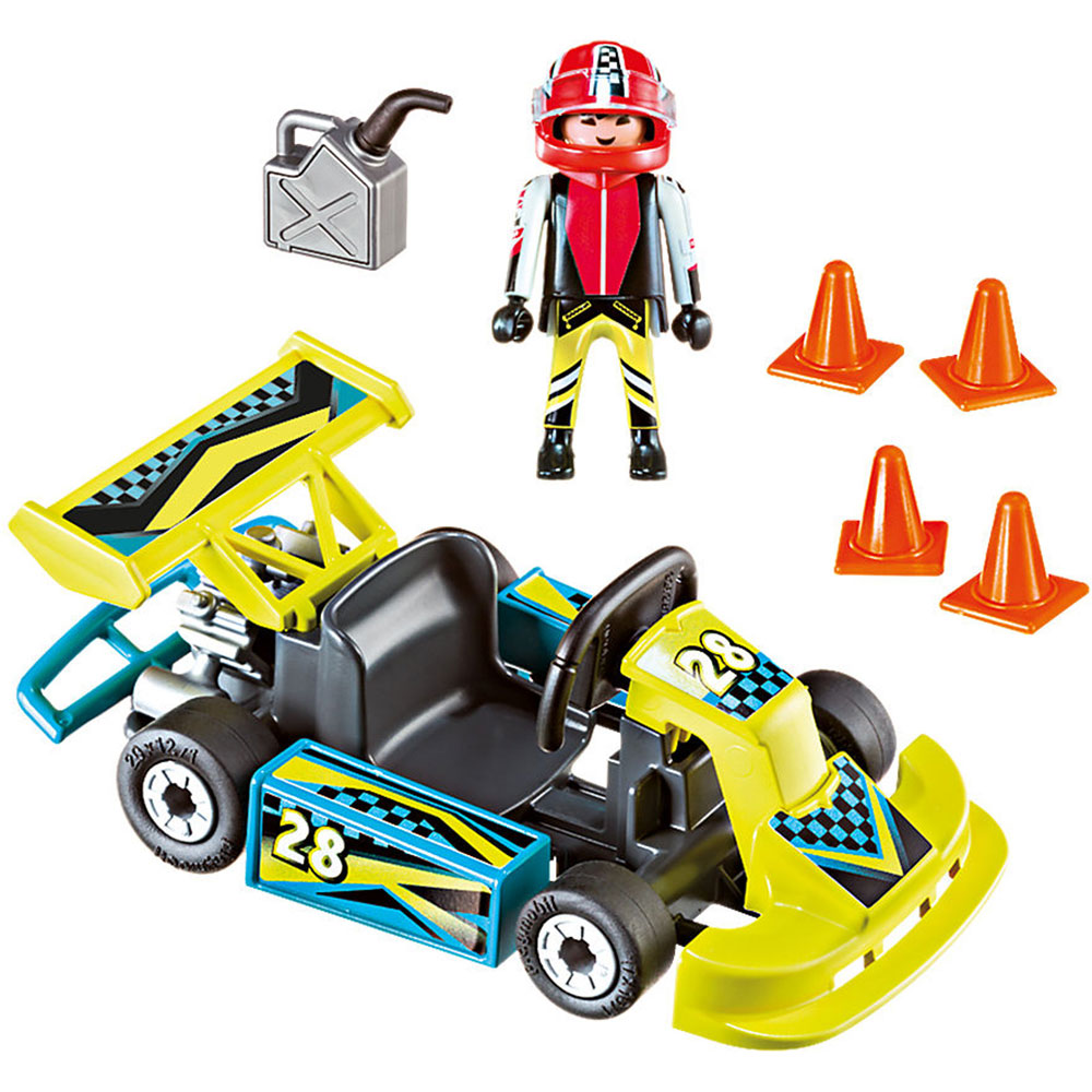 Playmobil Action 9322 Go Kart Racer Carry Case