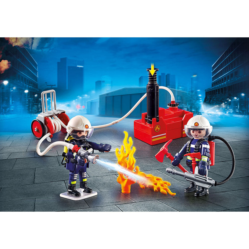 Playmobil City Action 9468 Firefighters with Water Pump