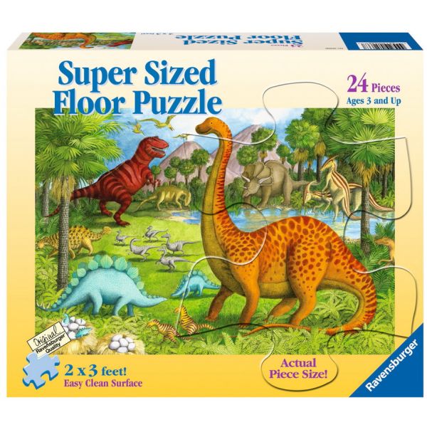 Ravensburger Dinosaur Pals Super Sized Floor Puzzle 24pc